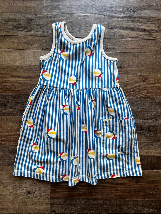 Hanna Andersson Other - Hanna Andersson Blue & White Striped Beach Ball Dress